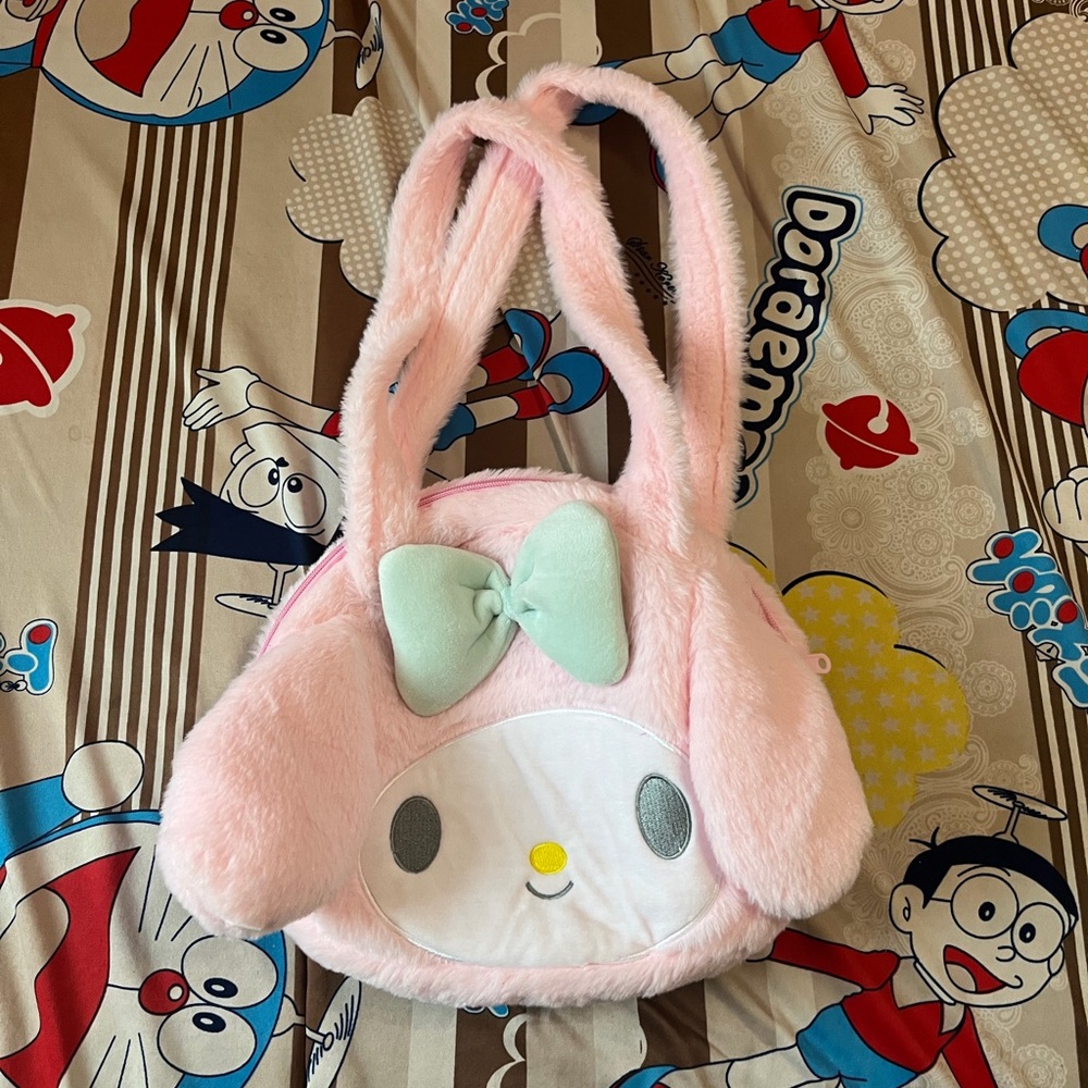 Cute Pink Plush my melody Bag